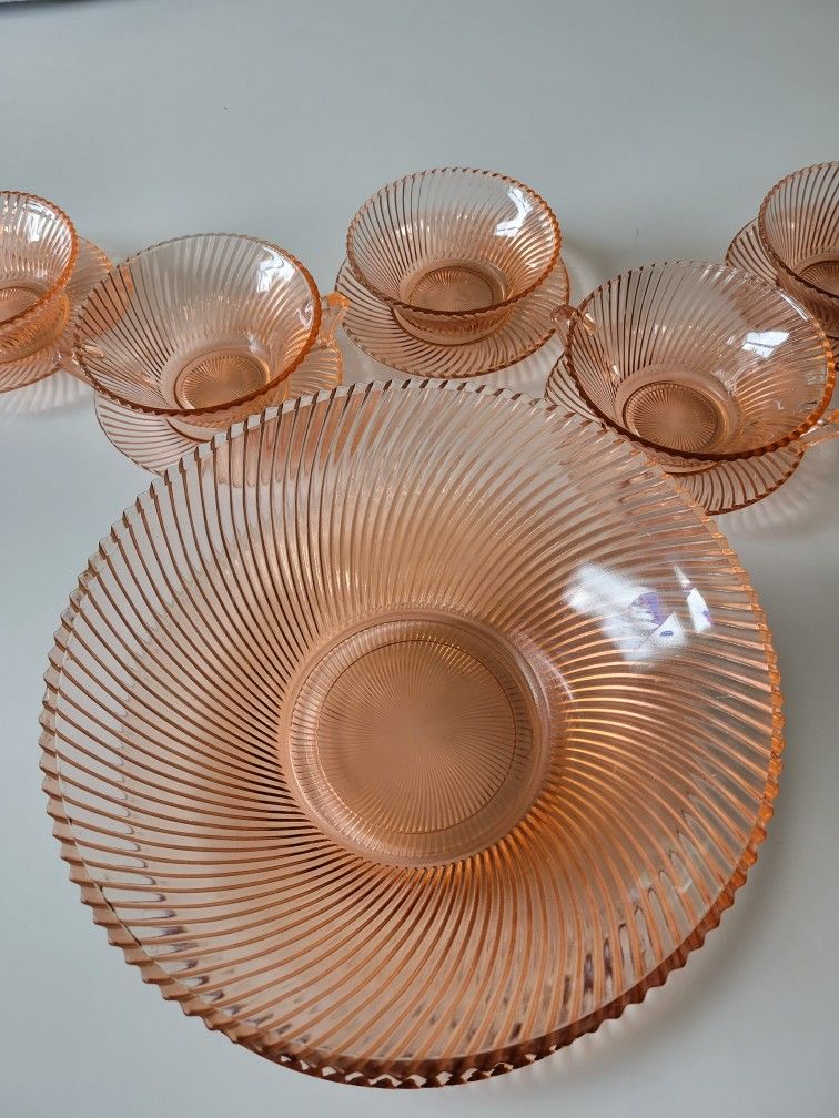 Pink Vintage Glassware.. All For $60