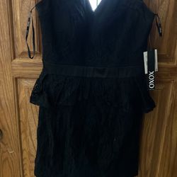 XoXo Black Party Dress
