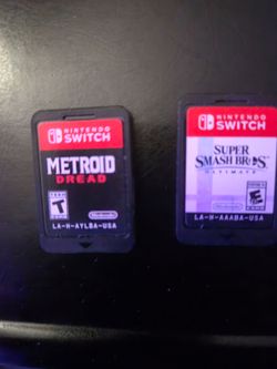 Metriod dread and super smash bros ultimate  asking 90 for both