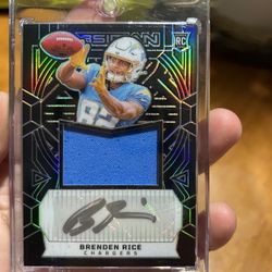 Brendon Rice Rookie Patch Auto /299