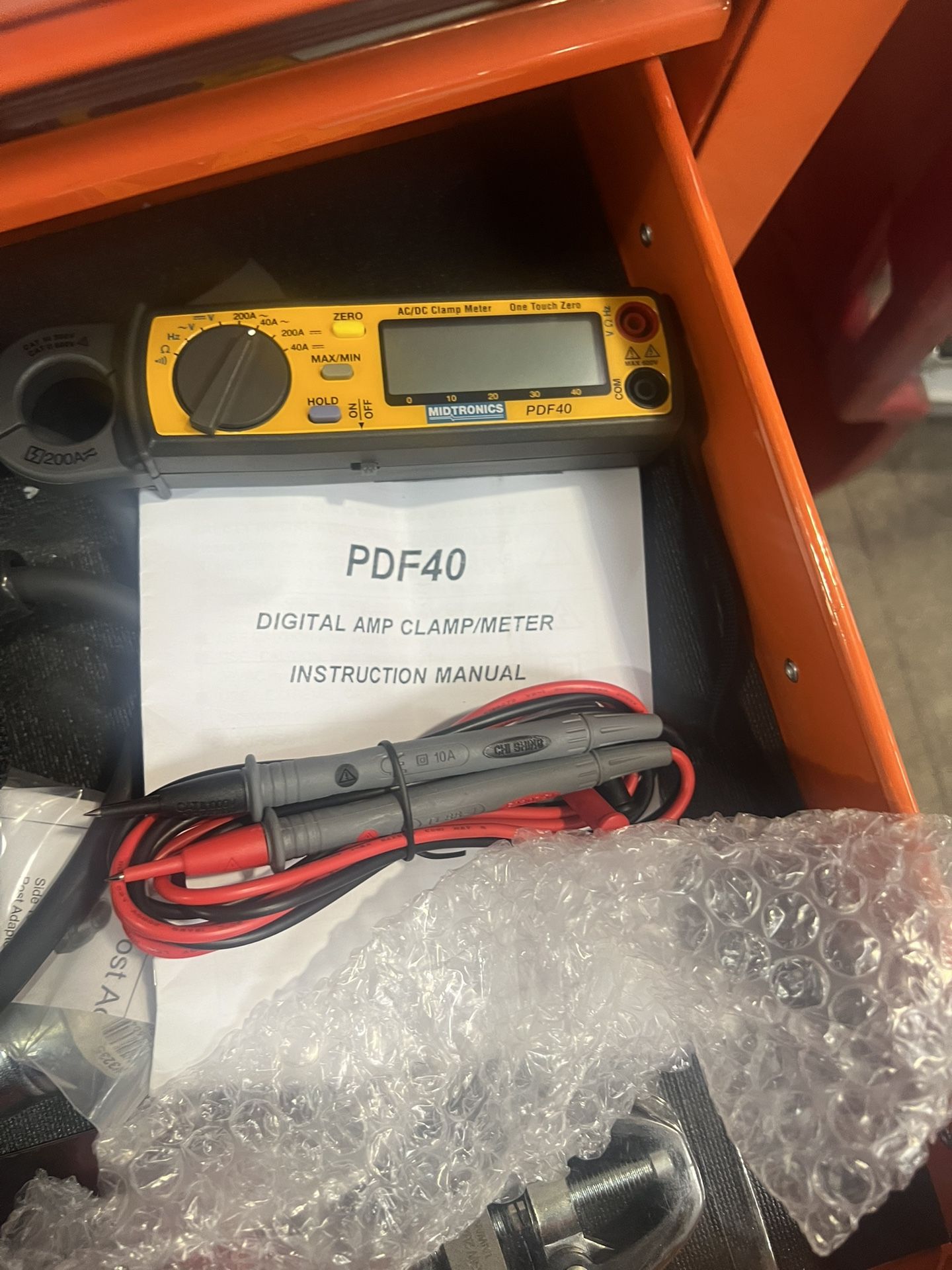 Midtronics AMP-100 Multimeter - PDF-40 Digital Amp Clamp