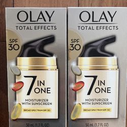 Olay moisturizer with sunscreen SPF30 $15/each(firm price)