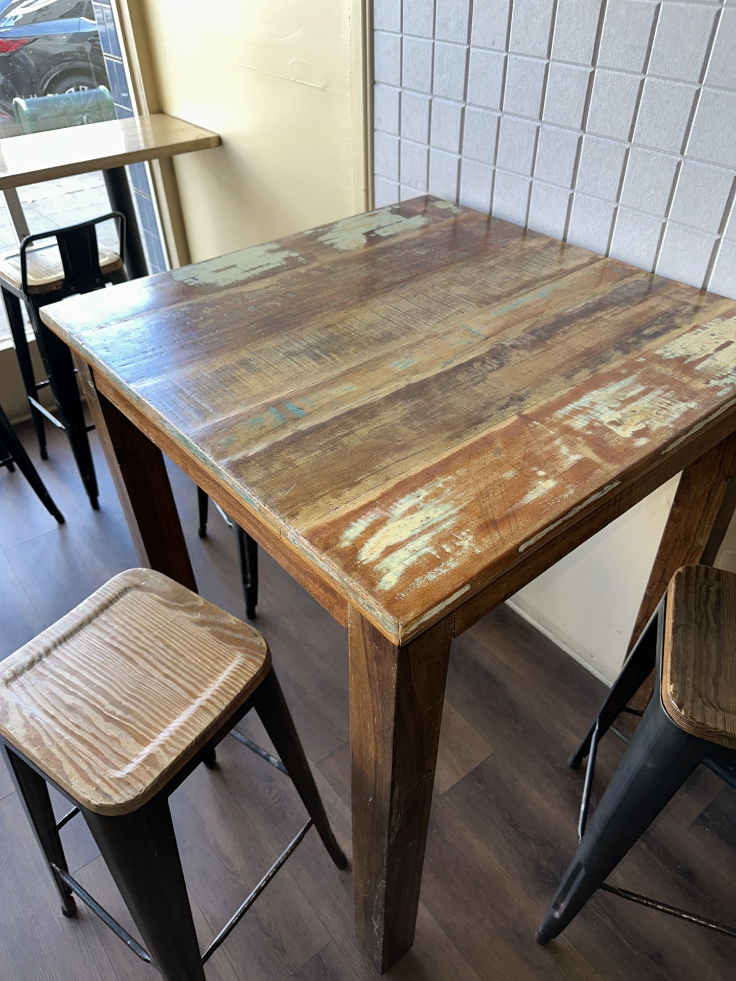 Bar Table + 4 Chairs