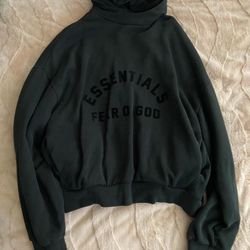 Black Essential Hoodie 
