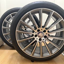 Stock 20' Mercedes S580 S500 S560 S550 AMG Wheels Rims With Tires OEM
