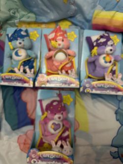 Complete Set Slumber Party Bedtime Cheer Harmony Take Care Care Bears 