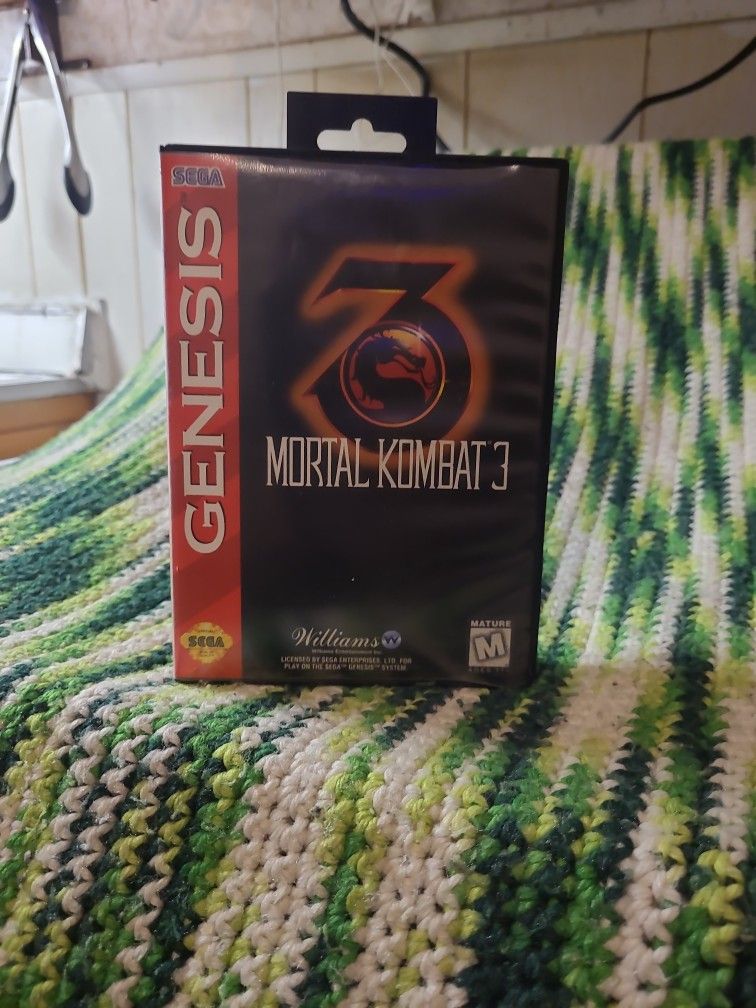 Mortal Kombat 3 Sega Genesis Very Good Condition