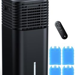 4-IN-1 Portable Air Conditioners, Evaporative Air Cooler w/4 Modes & 3 Speeds, 15H Timer for Smart Auto-off, 2-Gal Tank for 20H Cooling,17FT Remote,No