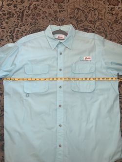 World Wide Sportsman Fishing Shirt Men Short Sleeve, Size XL