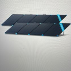 Two Renogy 400W Lightweight Portable Solar Suitcase. 800 Watts Total.