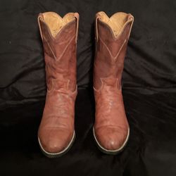 Men’s Justin Western Boots Size 10