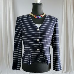 Leslie Fay Stripes Women's Balzer.