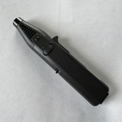 Gas Lighter Refillable Black blue Flame (empty New)