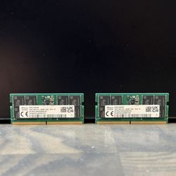 SK Hynix DDR5 32GB PC5-5600B 5600Mhz SODIMM RAM for laptop, micro desktop, All In One or compatible devices 