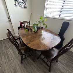 Oak Kitchen Table And Chairs
