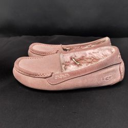 Women's Pink UGG Ansley Slippers (Size 6)