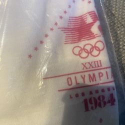 Levi's Men's T-shirt - Yellow/White - M - Vintage Levi's Olympics USA 1984 T Shirt...
