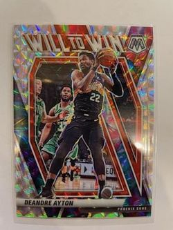 2020-21 Mosaic Basketball DeAndre Ayton Will To Win Silver Mosaic

