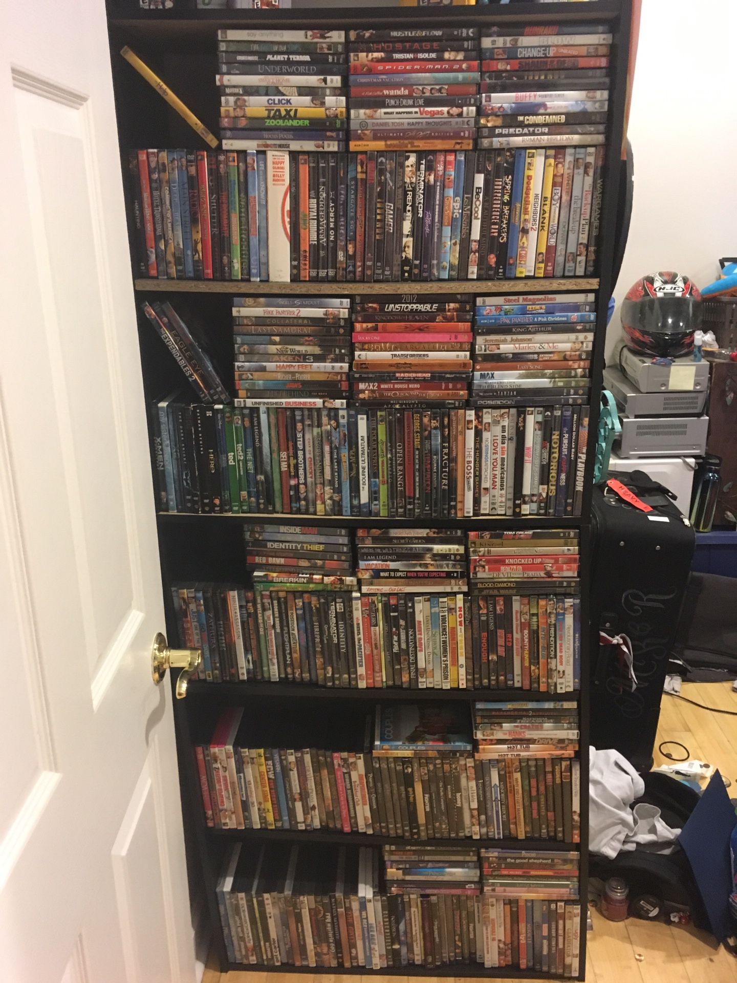 Almost 400 DVDs