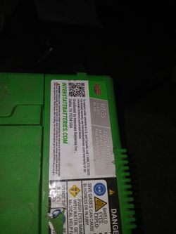 Interstate green top  battery