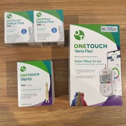 Brand New Sealed One Touch Verio Test Strips 200 Count 