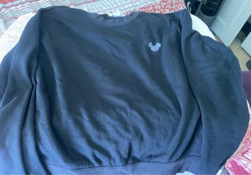 H&M Disney Mickey Mouse Black Crewneck Sweatshirt Women’s Small