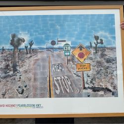 Free! David Hockney print in frame