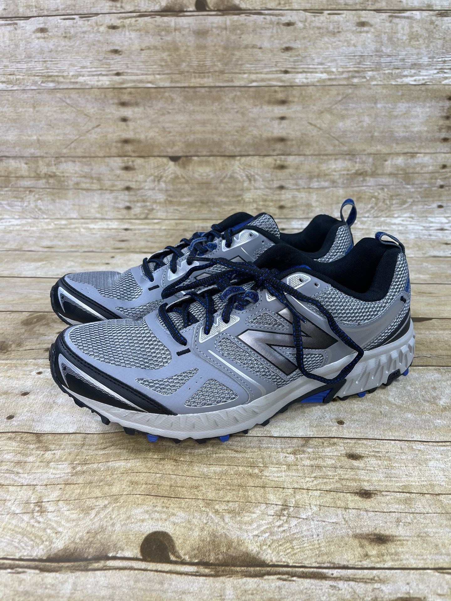 New Balance 412V3 Gray/Black/blue Trail Running Shoes Mens Size 11.5 D NWOB