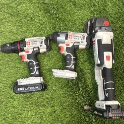 Porter cable grinder, drill, and impact