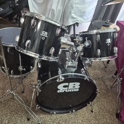 Complete Drum Set W/ Practice Pads