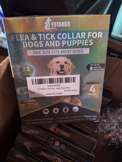 Dog collar for flea and tick.$7