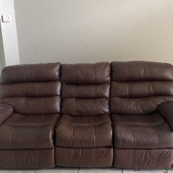 Leather Couch 