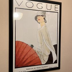 Stylish Vogue Art Glass Frame Portrait 
