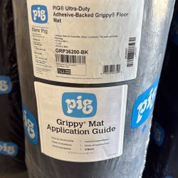 Pig Ultra Duty Adhesive Back Grippy Floor Mat