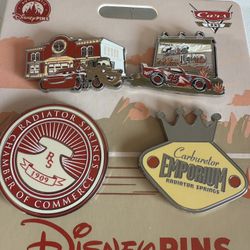 Disney Cars Pin Set 