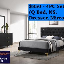 Brand new 4PC Queen Size Bedroom Set. 