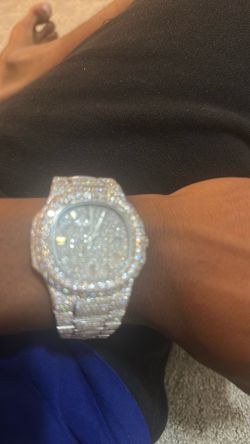 Iced out watch