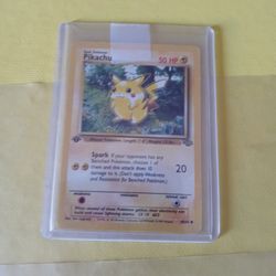 First Edition Pikachu Pokemon Cards 