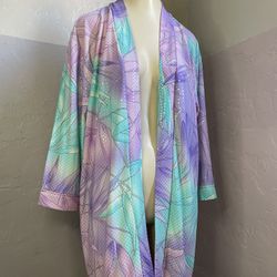 Extra Unique | Sequin Pastel Floral Robe | Festival Attire 