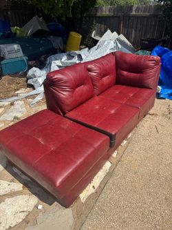 A Free Red Sofa