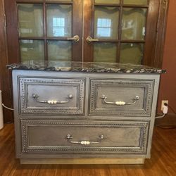 Granite Top Dresser/TV Stand