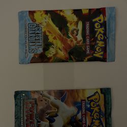 Pokemon Packs Unopened. Power Keepers & Crystal Guardians
