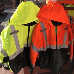 Visibility Safety Rain Jacket