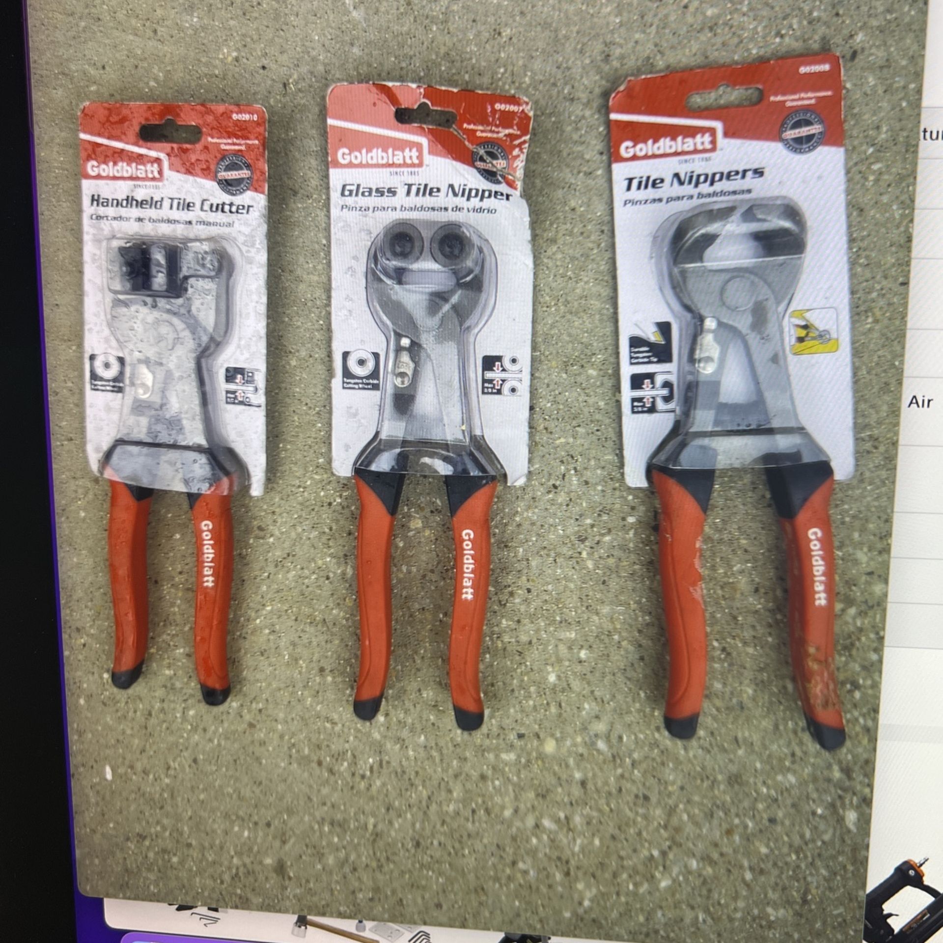 Tile/Glass/Handheld New Nipplers
