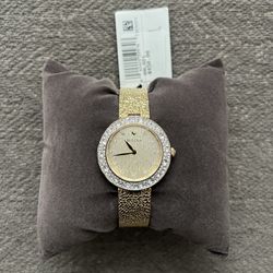 Woman’s Gold Bulova Watch Brand New With Tags Box