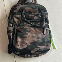 Ruvalino Multi-Functional Camo Diaper Bag Backpack