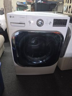 Lg large gas dryer white
