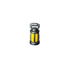 Playmobil Geobra Handheld Lantern Replacement Accessory Gray Yellow 1 Inch