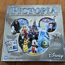 Pictopia Disney Edition Trivial Board Game NEW