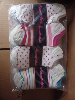 12 Pair Pack  Low Cut Socks Size 6-10